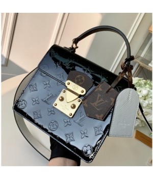 Louis Vuitton Spring Street in Monogram Vernis Leather M90375 Black 2019 (KD-9021301 )