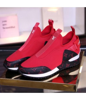 Louis Vuitton Slip-on Sneaker Red/Monogram 2019 (HZ-9031164 )