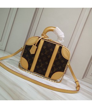 Louis Vuitton Mini Luggage Top Handle Bag in Monogram Canvas Beige 2019      (GSP-9031827 )