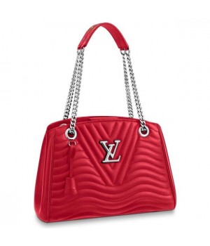 Louis Vuitton Red New Wave Chain Tote M51497