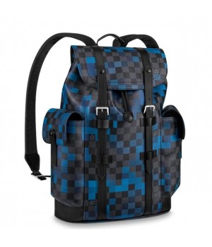 Louis Vuitton Christopher Backpack Damier Graphite Pixel N40063