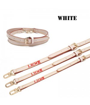 Louis Vuitton White Strap Adjustable 105cm - 120cm Width 1.2cm 1.5cm 1.8cm