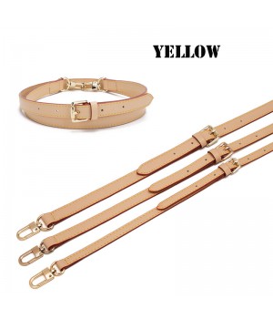 Louis Vuitton Yellow Strap Adjustable 105cm - 120cm Width 1.2cm 1.5cm 1.8cm