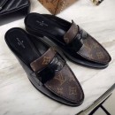 Louis Vuitton Patent Leater Academy Open Flat Loafer 2017 (GD4005-7030408 )