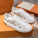 Louis Vuitton Bloom Embroidered Leather Sneaker White/Gold 2019 (KL-9032850 )