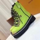 Louis Vuitton Patent Leather LV Outland Ankle Boot Fluorescence 2019 (GD1054-8121441 )