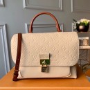 Louis Vuitton Marignan Messenger Bag in Empreinte Leather M44545 Crﾨﾨme Beige/Caramel 2019 (KD-9042628 )