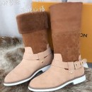 Louis Vuitton Suede & Shearling Boot Brown 2018 (GD1054-8121507 )