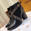 Louis Vuitton Strap Calfskin Ankle Boot Black 2018 (GD1054-8121510 )