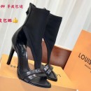 Louis Vuitton Fabric/Leather Ankle Pump Sandal 2018 (GD1054-8121536 )