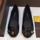 Louis Vuitton Tie Patent Calfskin Flat Ballerina Black (GD2083-6102008 )