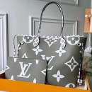 Louis Vuitton Gray Monogram Canvas Neverfull MM Bag M41177 2019 (TINO-8122019 )