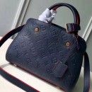 Louis Vuitton Monogram Empreinte Leather Montaigne BB Bag M42747 Marine Rouge 2019 (F-9010910 )