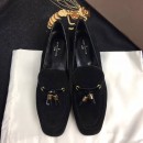 Louis Vuitton Black Suede Leather Society Loafer 2017 (GD5002-7082331 )