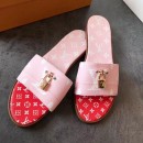 Louis Vuitton Lock It Flat Slide Sandals 1A580R Pink/Red 2019 (EM-9041331 )