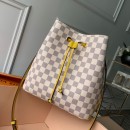 Louis Vuitton Noe Bucket Bag in Damier Azur Canvas N40151 Yellow 2019 (KD-9031819 )