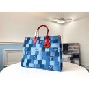 Louis Vuitton Monogram Damier Onthego Bag M44992 Blue