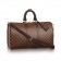 Louis Vuitton M41418 Keepall Bandouliere 45 Duffel Bag Damier Ebene Canvas